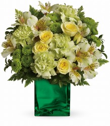 Teleflora's Emerald Elegance Bouquet from Victor Mathis Florist in Louisville, KY